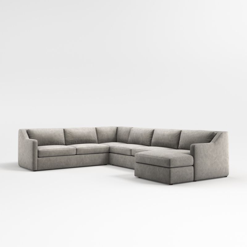 Notch UShaped Sectional Sofa + Reviews Crate & Barrel Canada