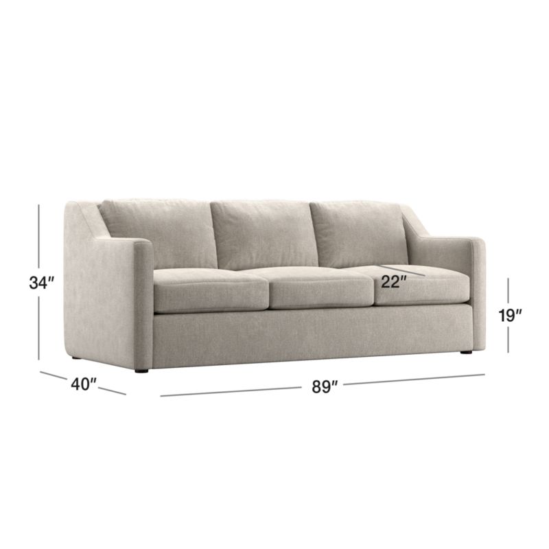 Notch Sofa + Reviews Crate & Barrel Canada
