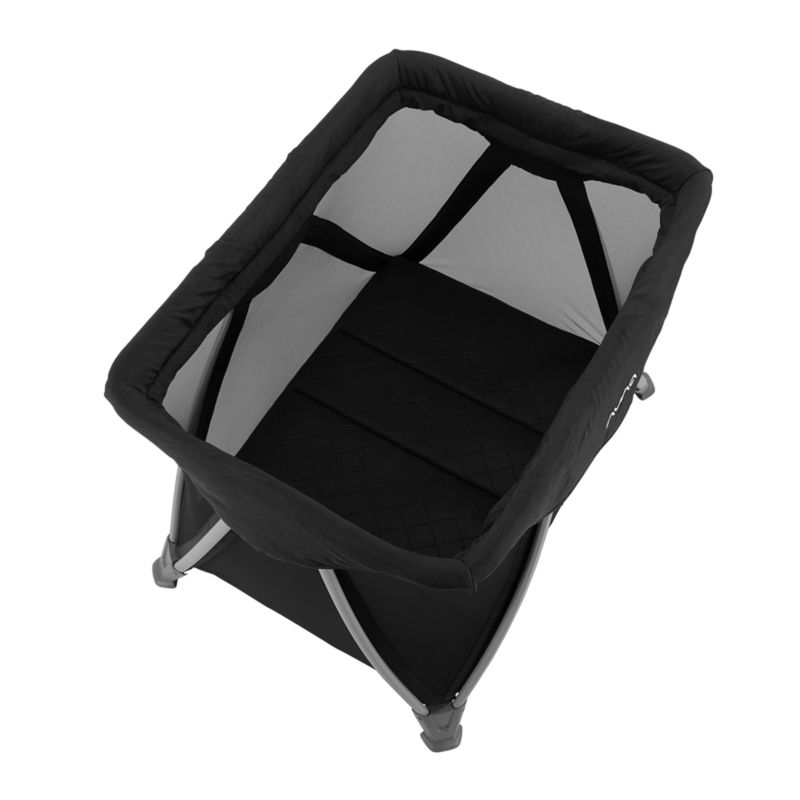 Nuna SENA aire Caviar Black Playard and Travel Crib + Reviews Crate