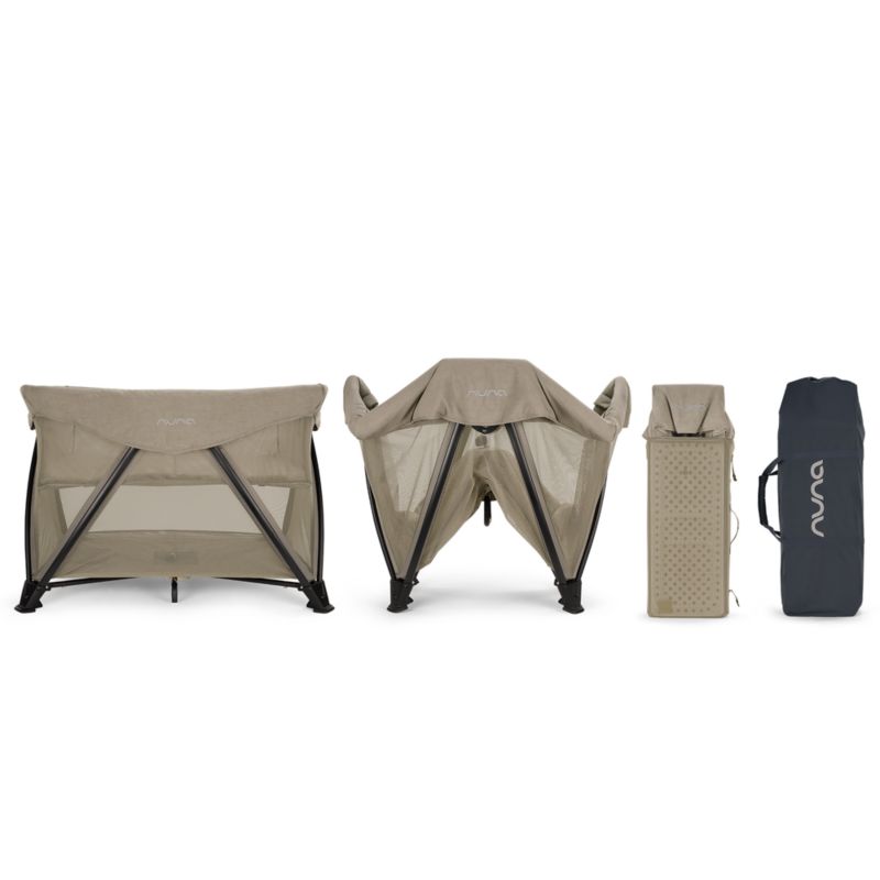 Nuna SENA aire Hazelwood Light Brown Playard and Travel Crib + Reviews