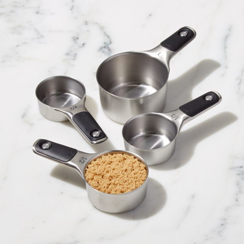 OXO Stainless Steel Dry Measuring Cups, Set of 4 + Reviews