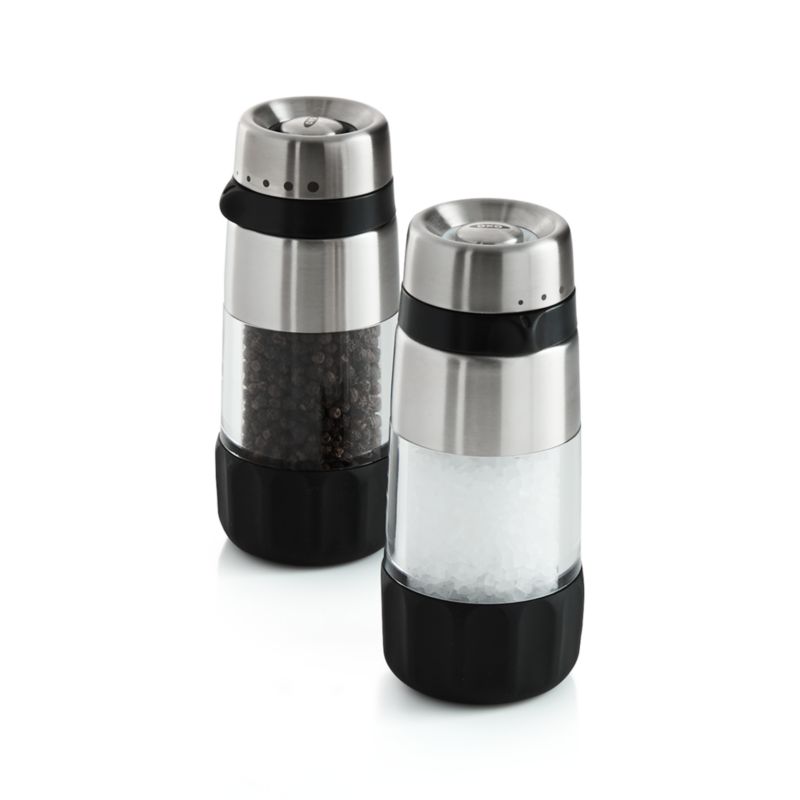 OXO Salt and Pepper Grinders + Reviews Crate & Barrel
