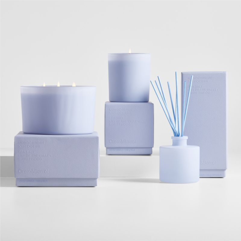 Monochrome No. 10 Ocean Scented Reed Diffuser Sea Salt, Lily of the Valley and Driftwood