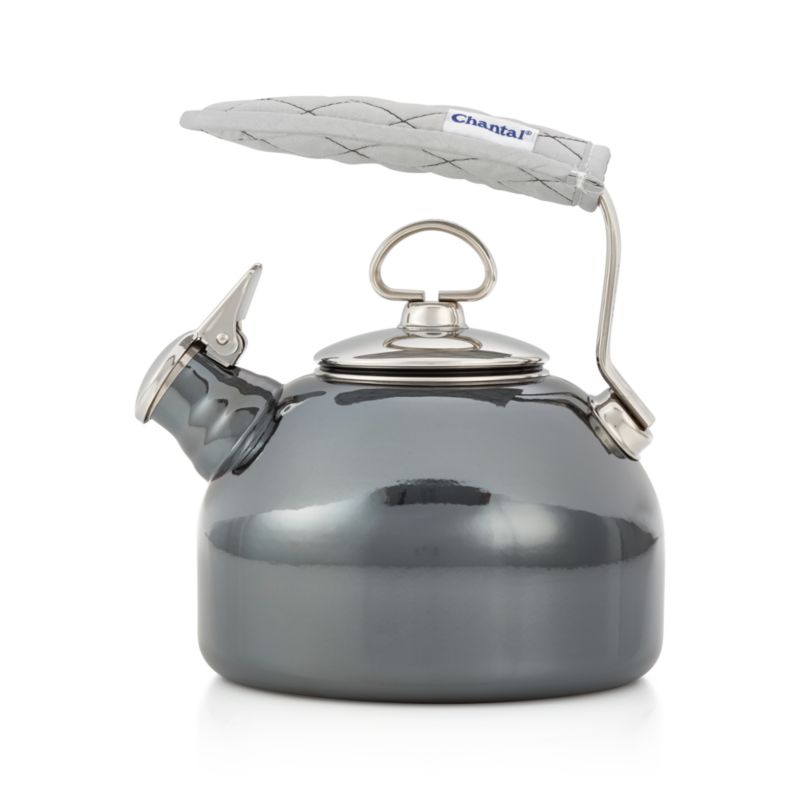 Chantal Whistling Tea Kettle in Onyx + Reviews Crate & Barrel Canada