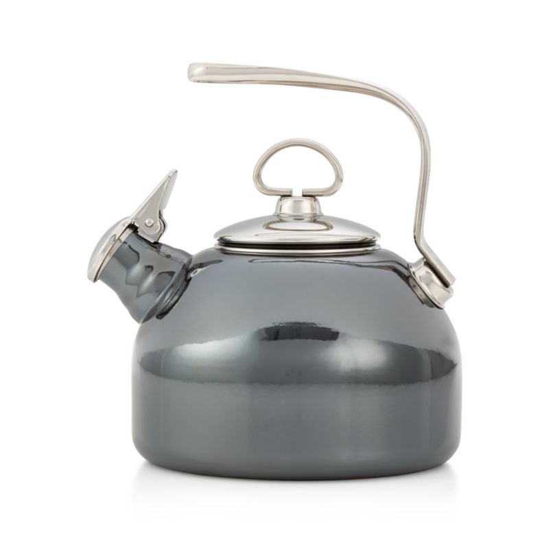 Chantal Whistling Tea Kettle in Onyx + Reviews Crate & Barrel Canada
