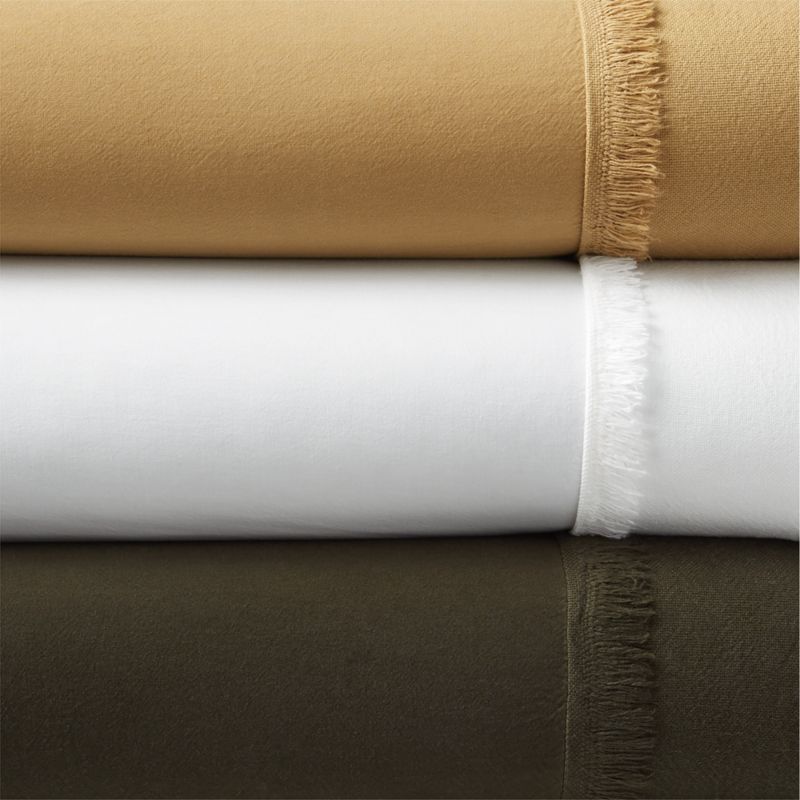 Favorite Washed Organic Cotton Aged Bronze King Duvet Cover + Reviews