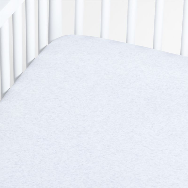Baby's First Grey Organic Jersey Baby Crib Fitted Sheet + Reviews
