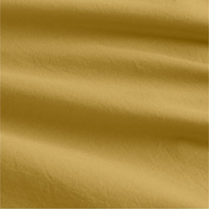 Modern Cozy Cloud Savannah Yellow Organic Washed Cotton Toddler Duvet