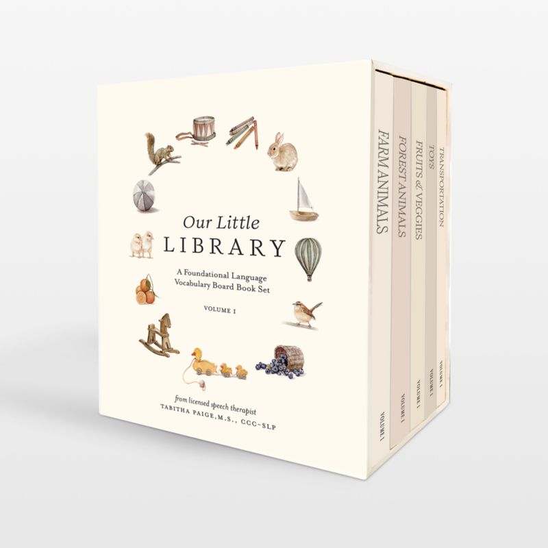 Our Little Library Baby Board Book Box Set by Tabitha Paige + Reviews Crate & Kids