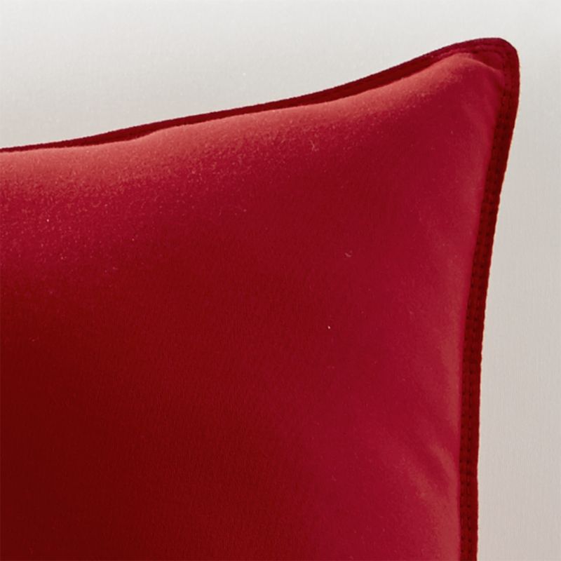 Sunbrella Jockey Red 20"x20" Outdoor Pillow + Reviews Crate & Barrel