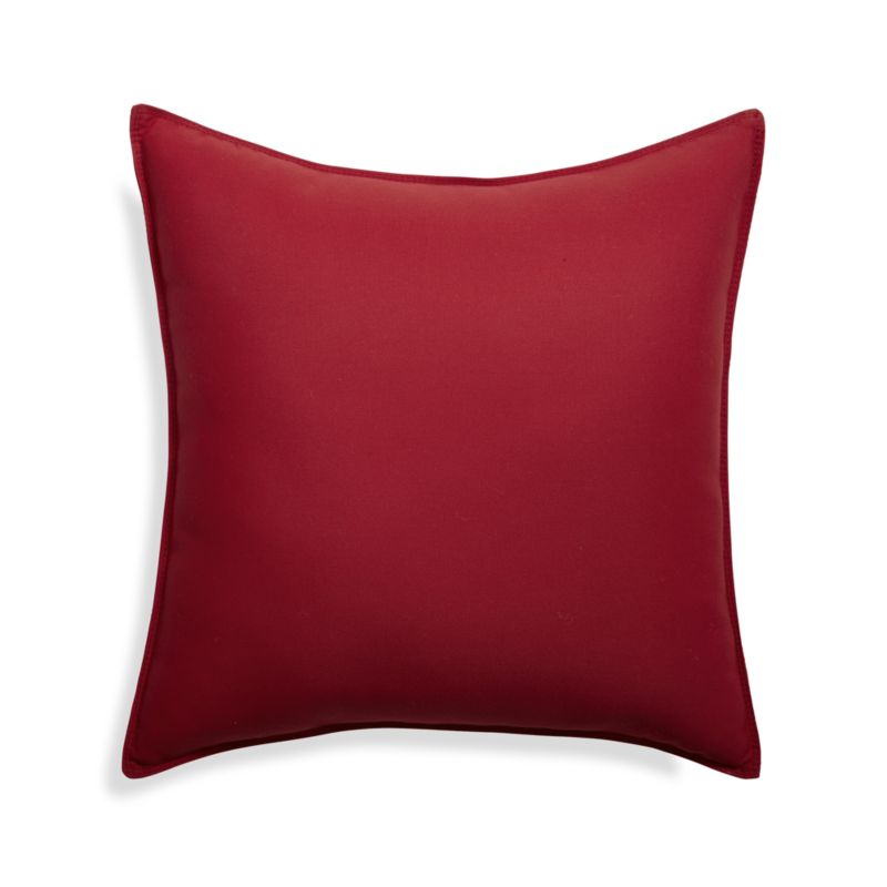 Sunbrella Jockey Red 20"x20" Outdoor Pillow + Reviews Crate & Barrel Canada