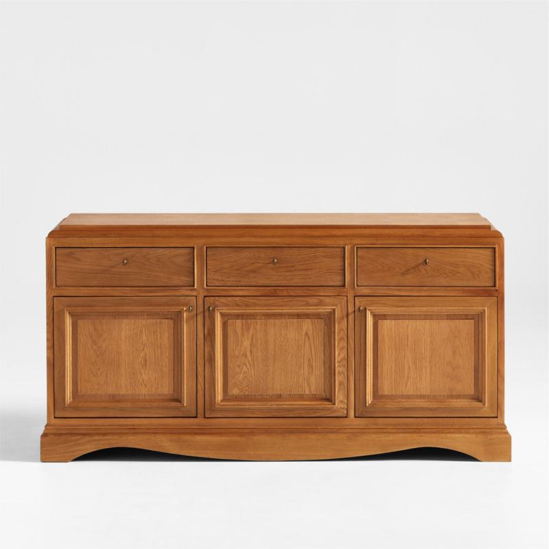 Owlwood Oak Credenza by Jake Arnold + Reviews Crate & Barrel Canada