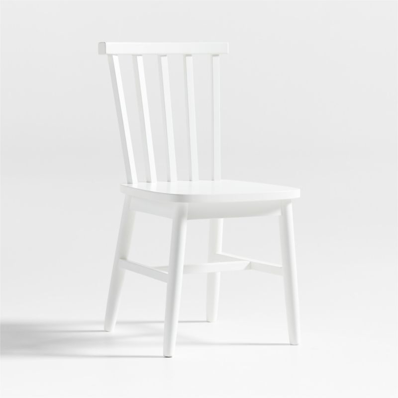 Parke White Wood Kids Desk Chair + Reviews Crate & Kids Canada