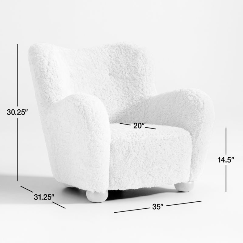 Le Tuco Shearling Accent Chair by Athena Calderone + Reviews Crate