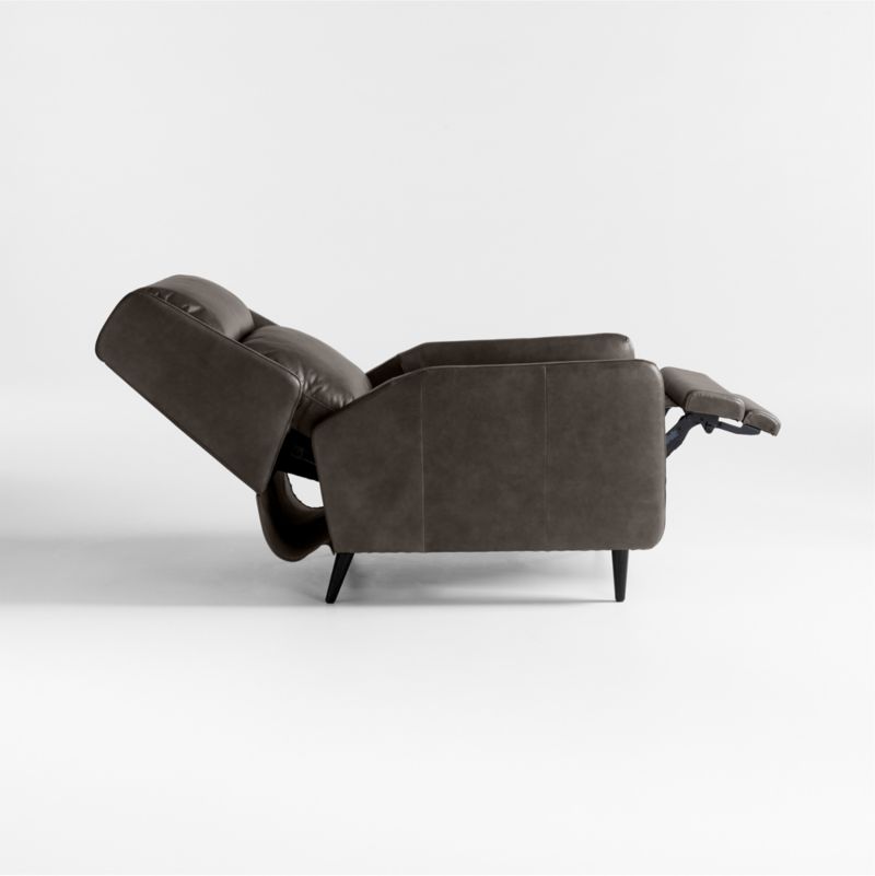 Pelle Leather Reclining Accent Chair + Reviews Crate & Barrel