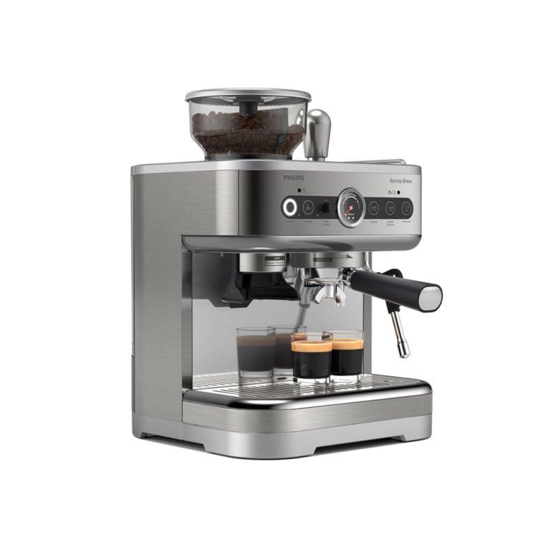 Philips BaristaBrew Dual Bean Hopper Espresso Machine in Stainless Steel + Reviews Crate