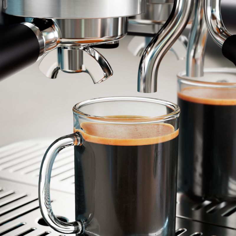 Philips BaristaBrew Dual Bean Hopper Espresso Machine in Stainless Steel + Reviews Crate & Barrel