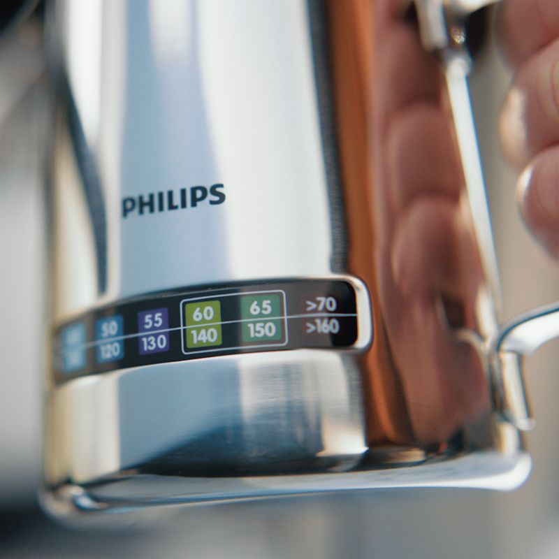 Philips BaristaBrew Dual Bean Hopper Espresso Machine in Stainless Steel + Reviews Crate & Barrel