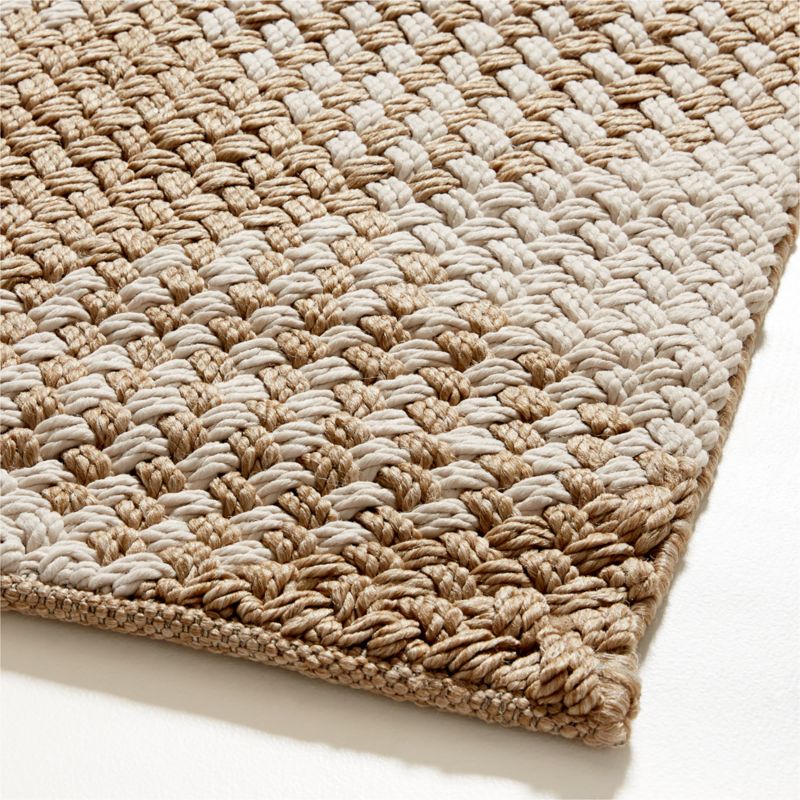 Procida PetFriendly Performance Handwoven White Indoor/Outdoor Area