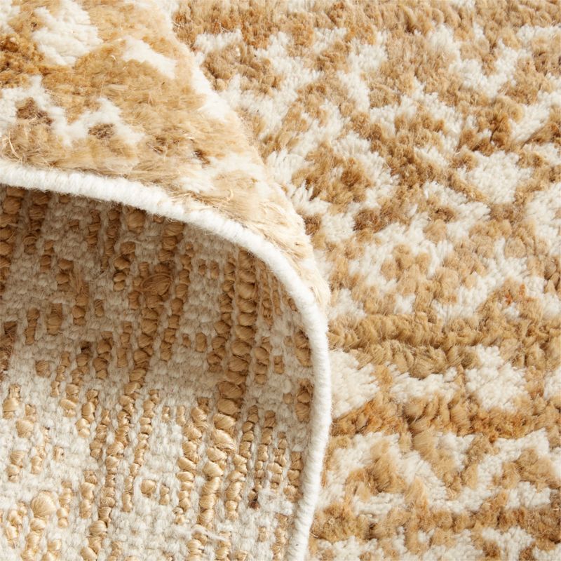 Provence Jute and Wool HandKnotted Ivory Area Rug 6'x9' + Reviews Crate & Barrel Canada