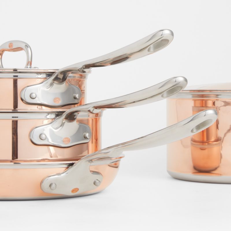 RFN by Ruffoni Copper 7Piece Cookware Set + Reviews Crate & Barrel