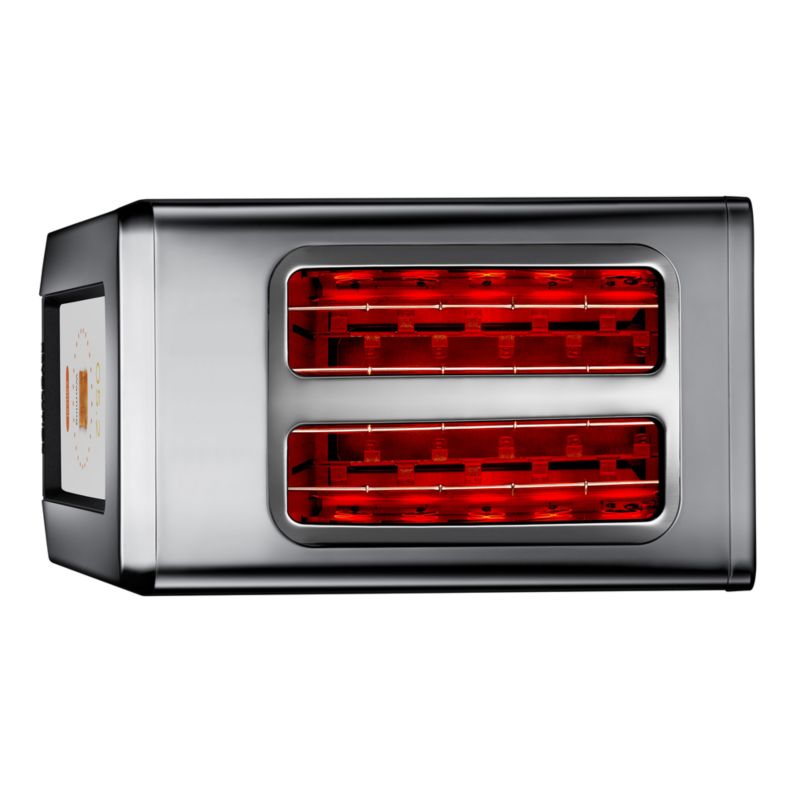 Revolution InstaGLO R270 Brushed Platinum Toaster + Reviews Crate