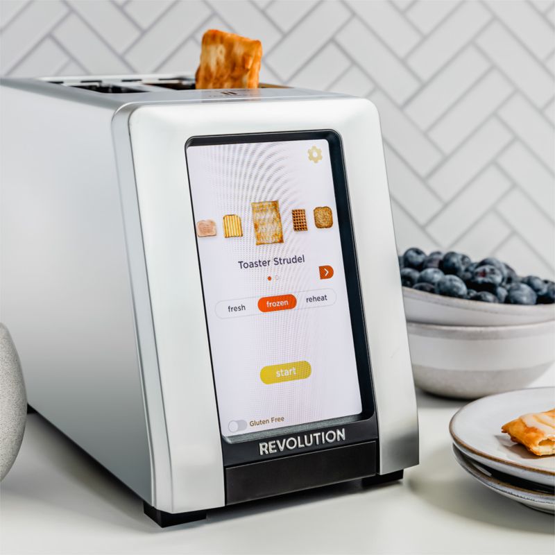 Revolution InstaGLO R270 Brushed Platinum Toaster + Reviews Crate