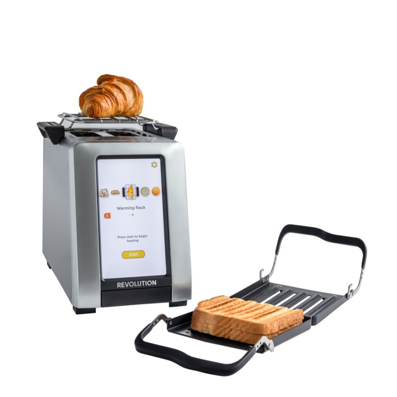 Revolution InstaGLO R270 Brushed Platinum Toaster + Reviews Crate
