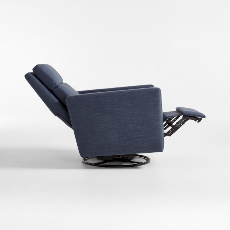 Rixby Navy Nursery Power Recliner Chair + Reviews Crate & Kids