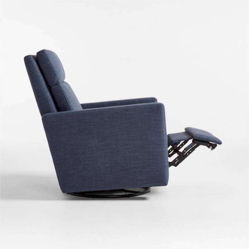 Rixby Navy Nursery Power Recliner Chair + Reviews Crate & Kids