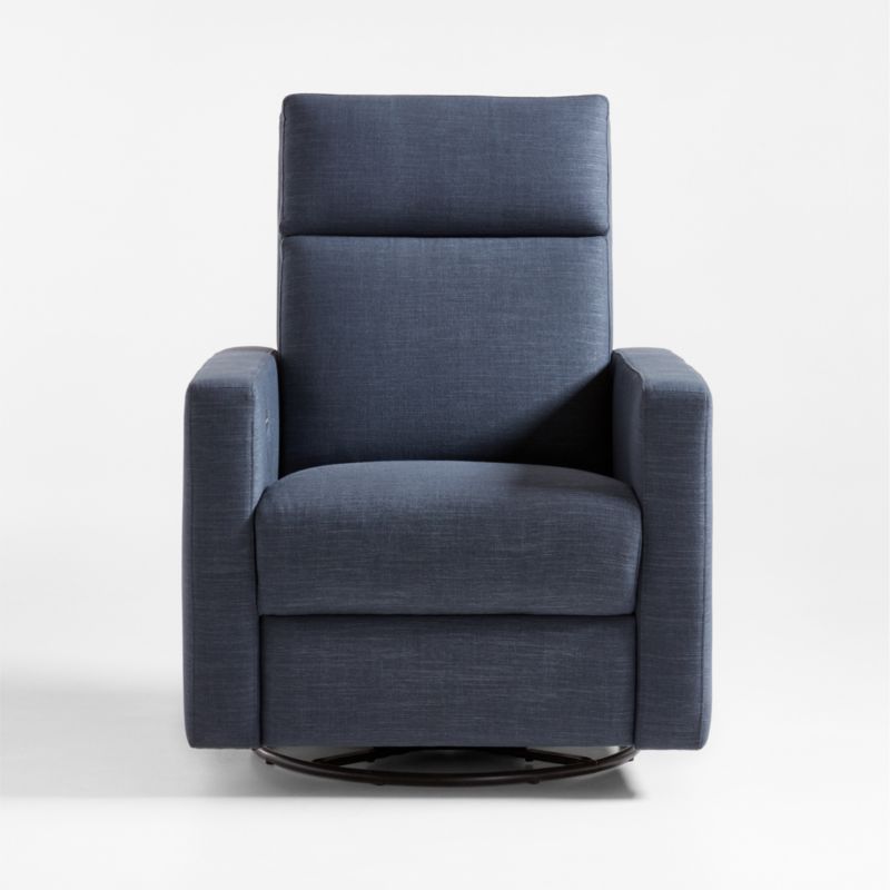 Rixby Navy Nursery Power Recliner Chair + Reviews Crate & Kids