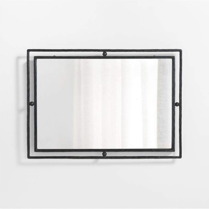 Rodin Black Wall Mirror by Athena Calderone + Reviews Crate & Barrel Canada