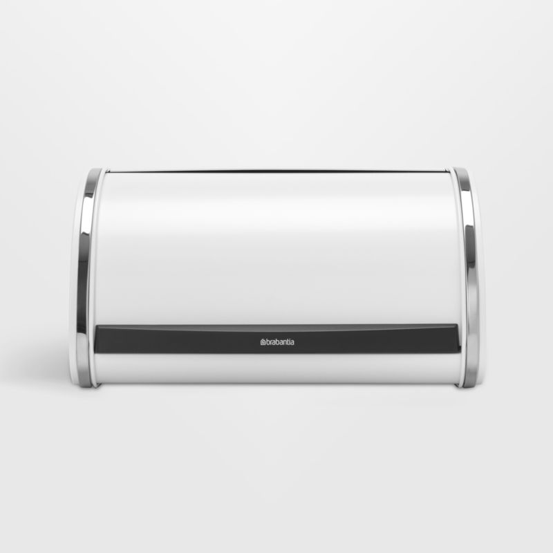 Brabantia Medium White Roll Top Bread Box + Reviews Crate & Barrel