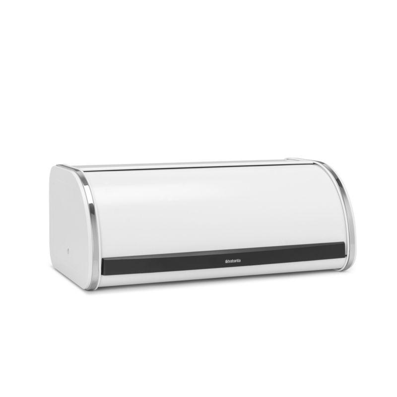 Brabantia White Roll Top Bread Box + Reviews Crate & Barrel