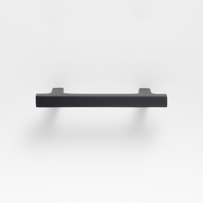 Square Edge 3" Matte Black Drawer Bar Pull + Reviews Crate