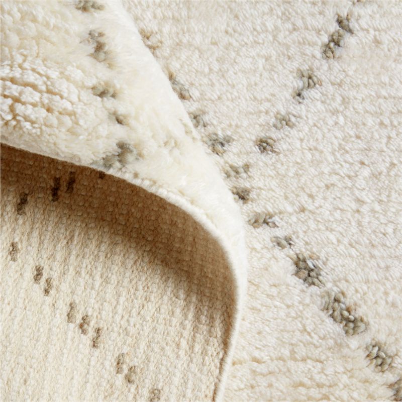 Safi Diamond Moroccan White & Olive Green Area Rug 10'x14' + Reviews