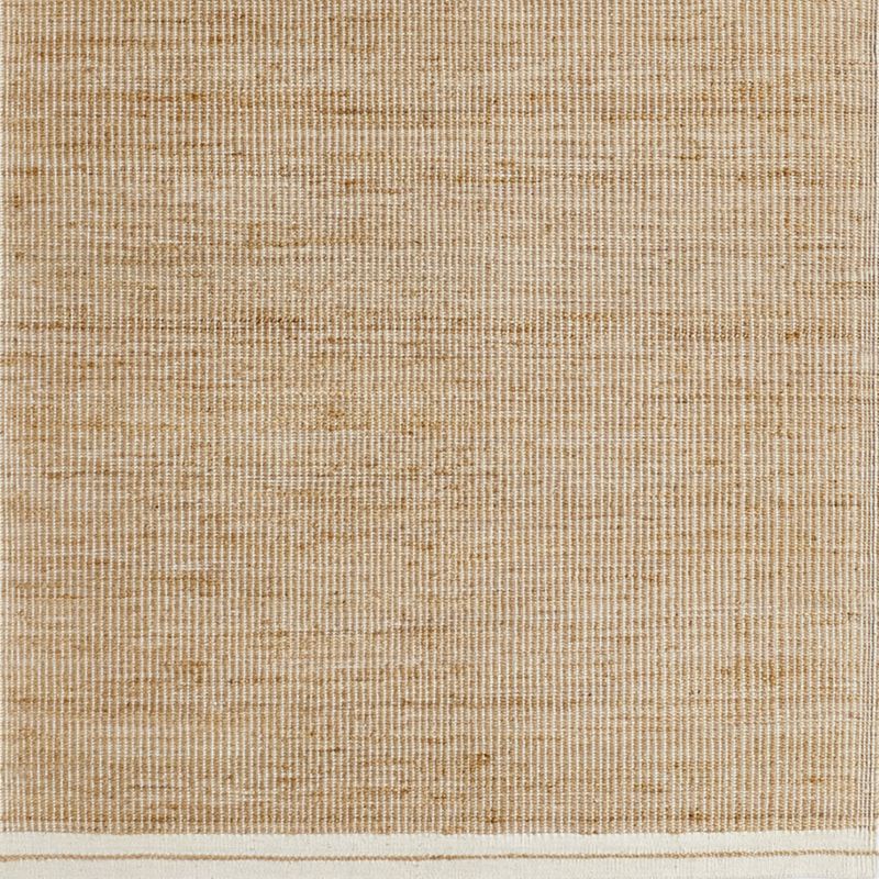 Santa Cruz Jute/Wool Blend Cream Border Area Rug 8'x10' + Reviews Crate & Barrel