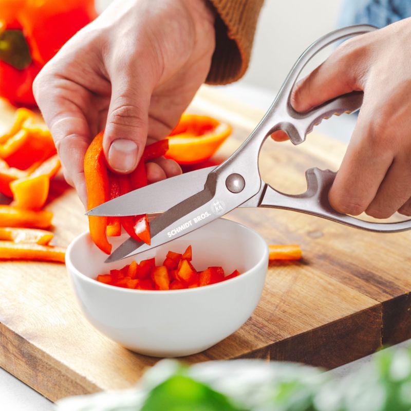 Schmidt Brothers Stainless Steel Kitchen Shears + Reviews Crate & Barrel