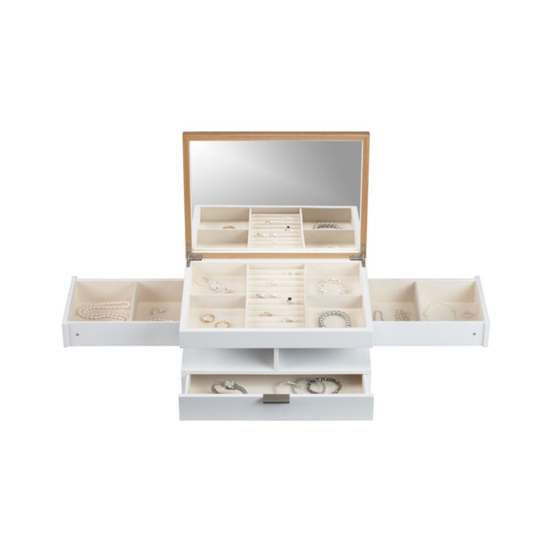 Selma White Jewelry Box + Reviews Crate & Barrel Canada
