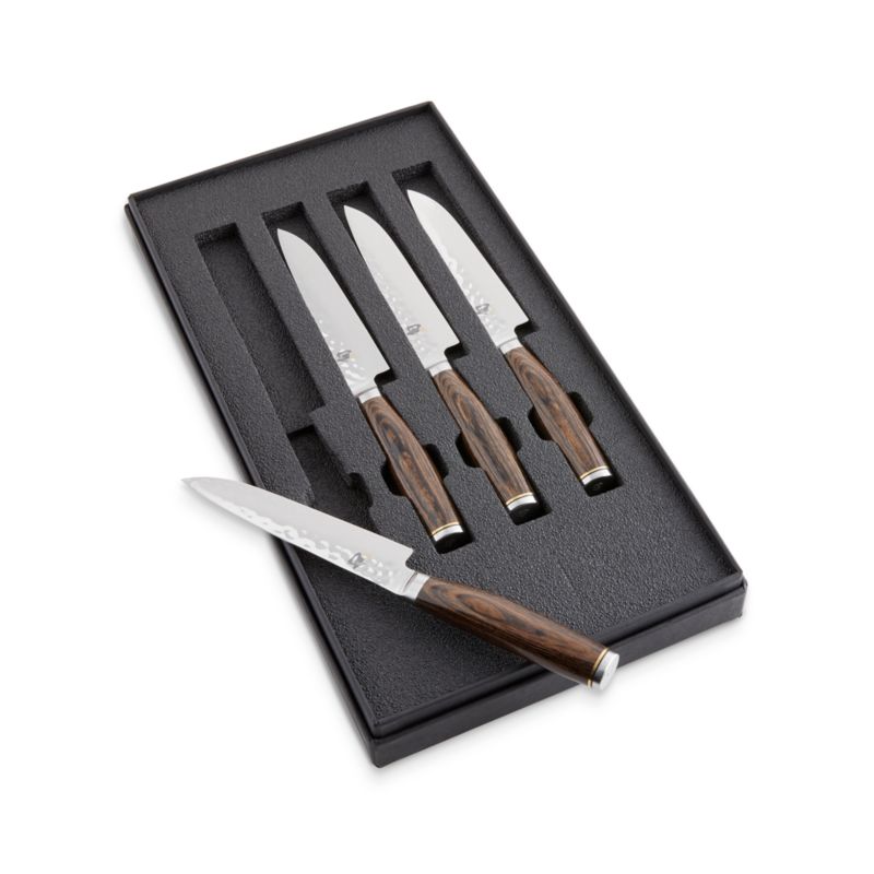 Shun Premier Steak Knives, Set of 4 + Reviews Crate & Barrel Canada