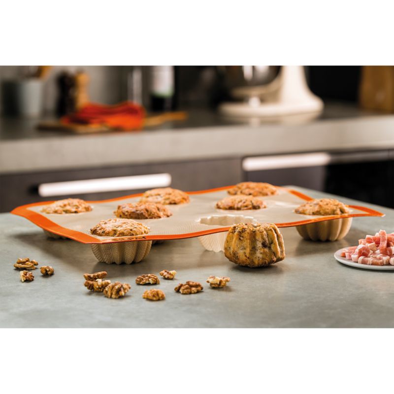 Silpat Silicone Mini Fluted Cake Pan Crate & Barrel