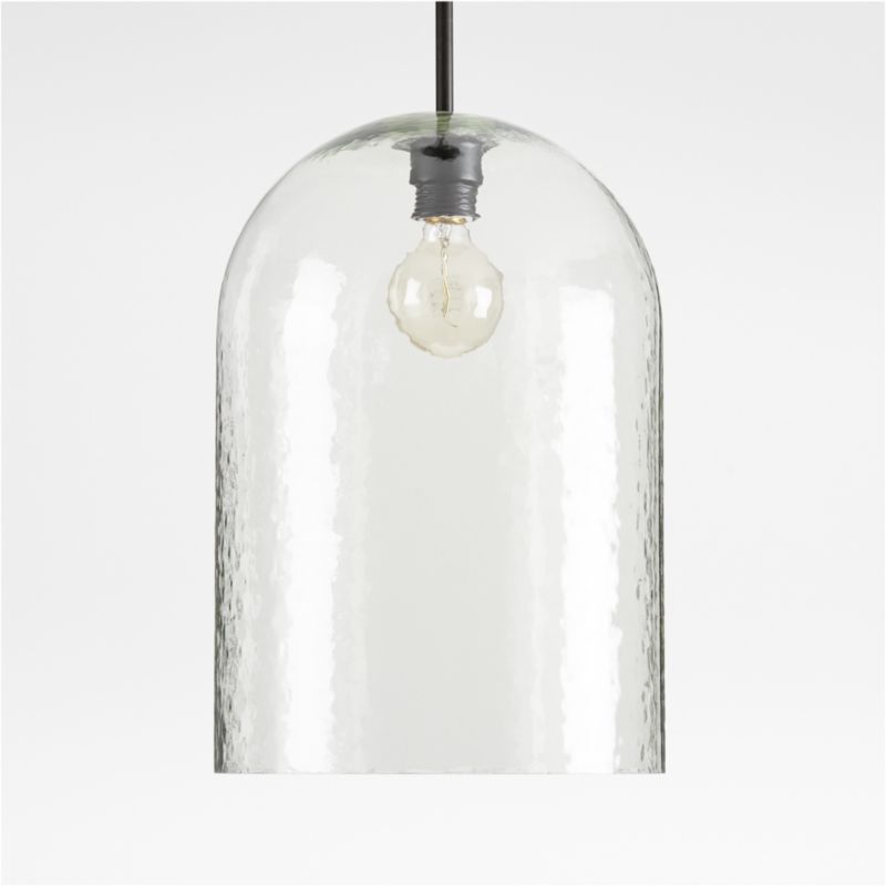 Sirocco Medium Ripple Glass Pendant Light + Reviews Crate & Barrel Canada