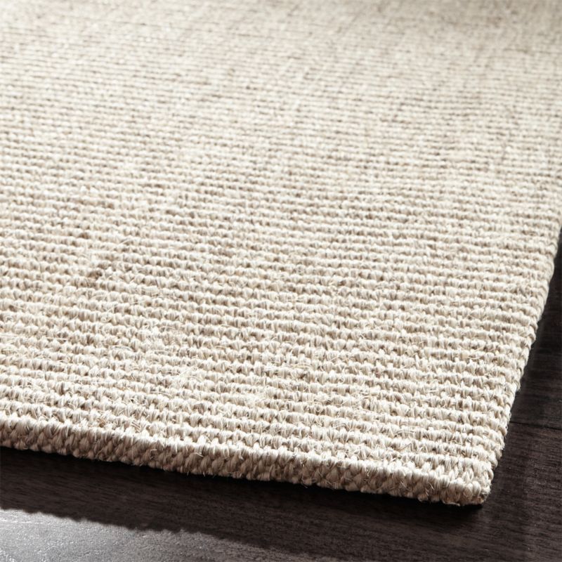 Sisal Linen Beige Area Rug 6'x9' + Reviews Crate & Barrel Canada