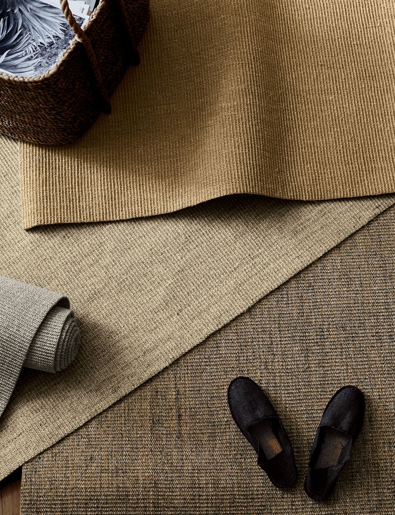 Sisal Almond Brown Area Rug 9'x12' + Reviews Crate & Barrel