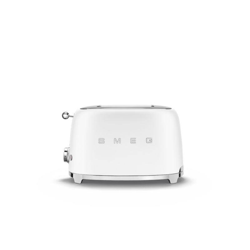 SMEG Matte White Toaster Crate & Barrel Canada