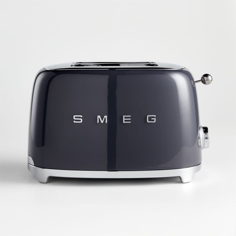 SMEG Slate Grey 2Slice Toaster Crate & Barrel Canada