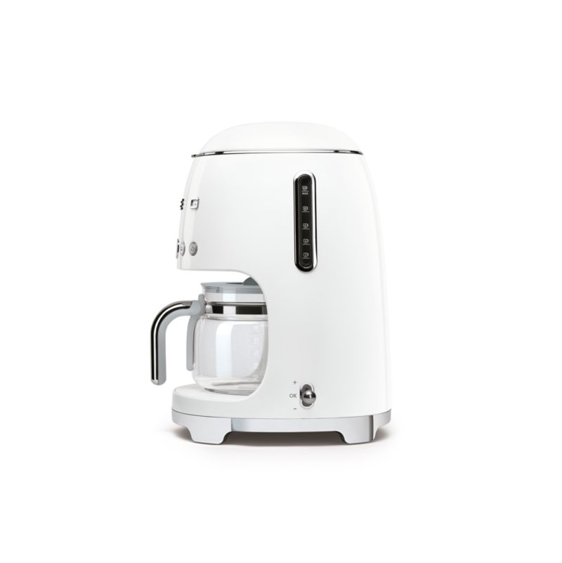SMEG White Drip Coffee Maker + Reviews Crate & Barrel