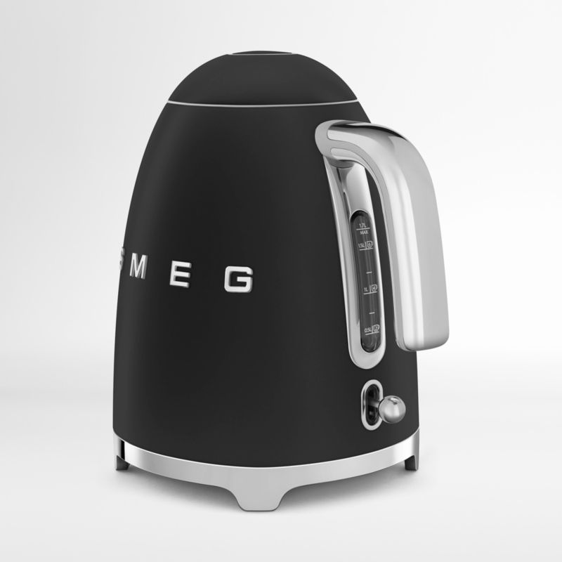 Smeg Matte Black Electric Tea Kettle + Reviews Crate & Barrel