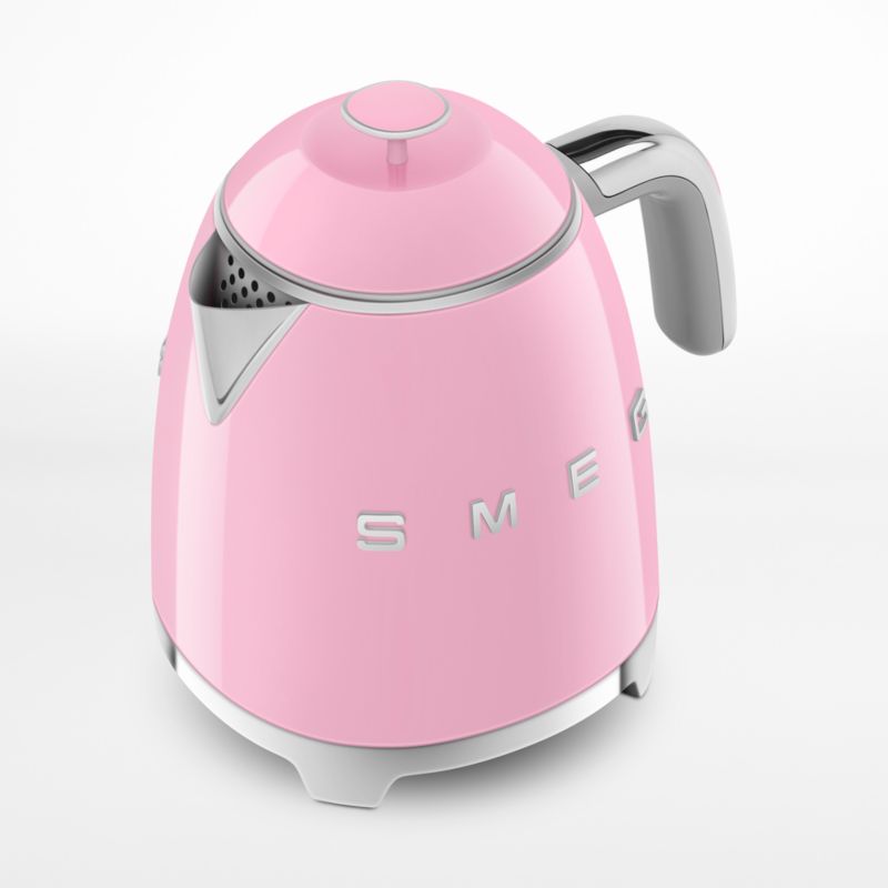Smeg Pink Mini Electric Tea Kettle + Reviews Crate & Barrel