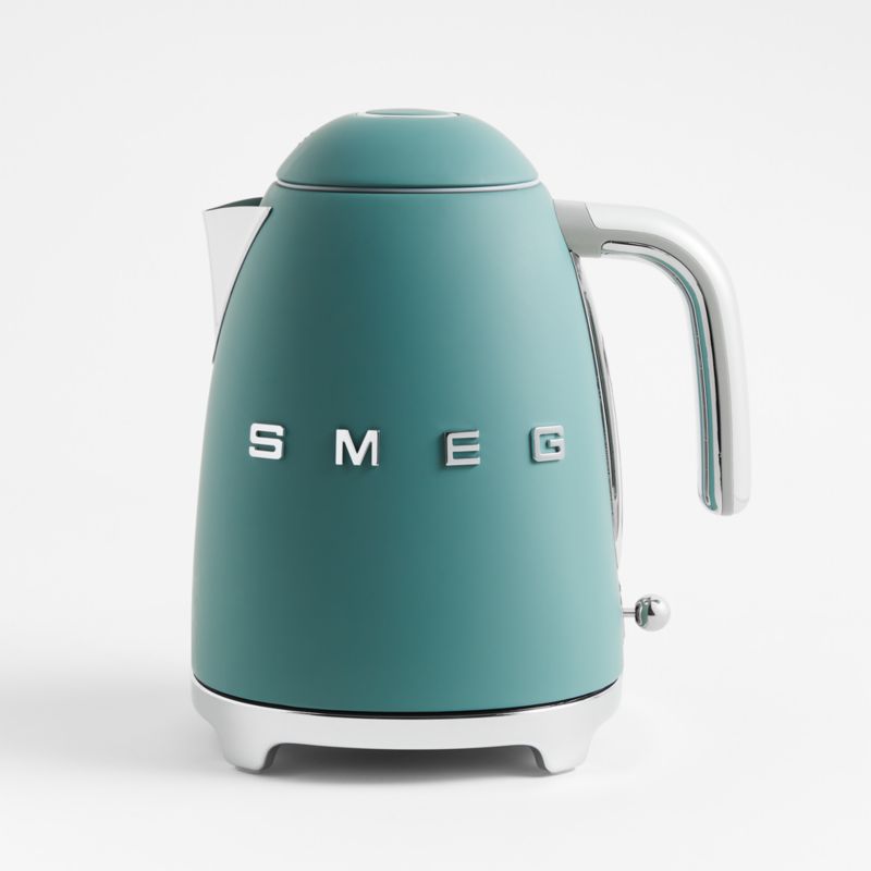 SMEG Matte Jade Green Electric Tea Kettle + Reviews Crate & Barrel Canada